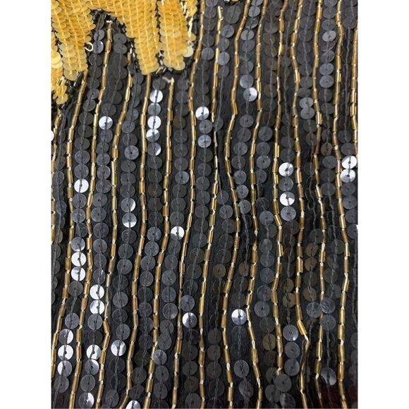 Vintage Beaded Silk Blouse and Skirt Set - Picture 6 of 11